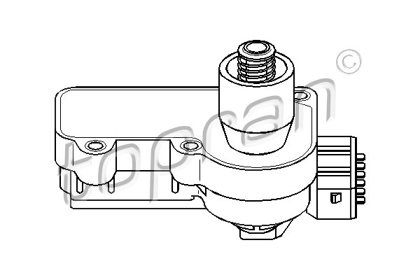 Stelelement Gasklep Topran OE 032133031