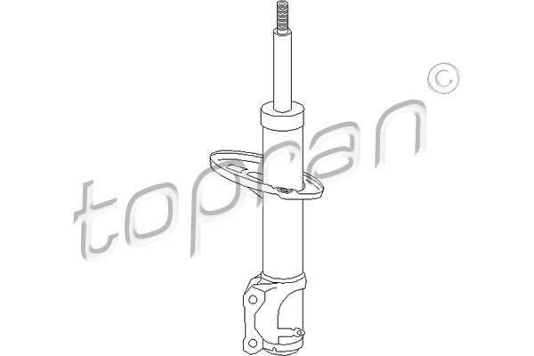 Schokdemper Vooras R&L Topran OE 357413031C