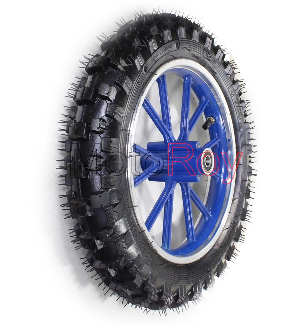 Buitenband met Velg 10 Inch Blauw Achter  - € 39,95