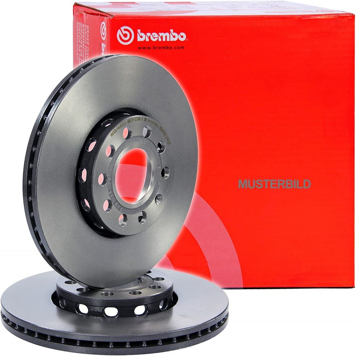 Remschijvenset ( 2 Stuks ) OEM 1223663 BREMBO