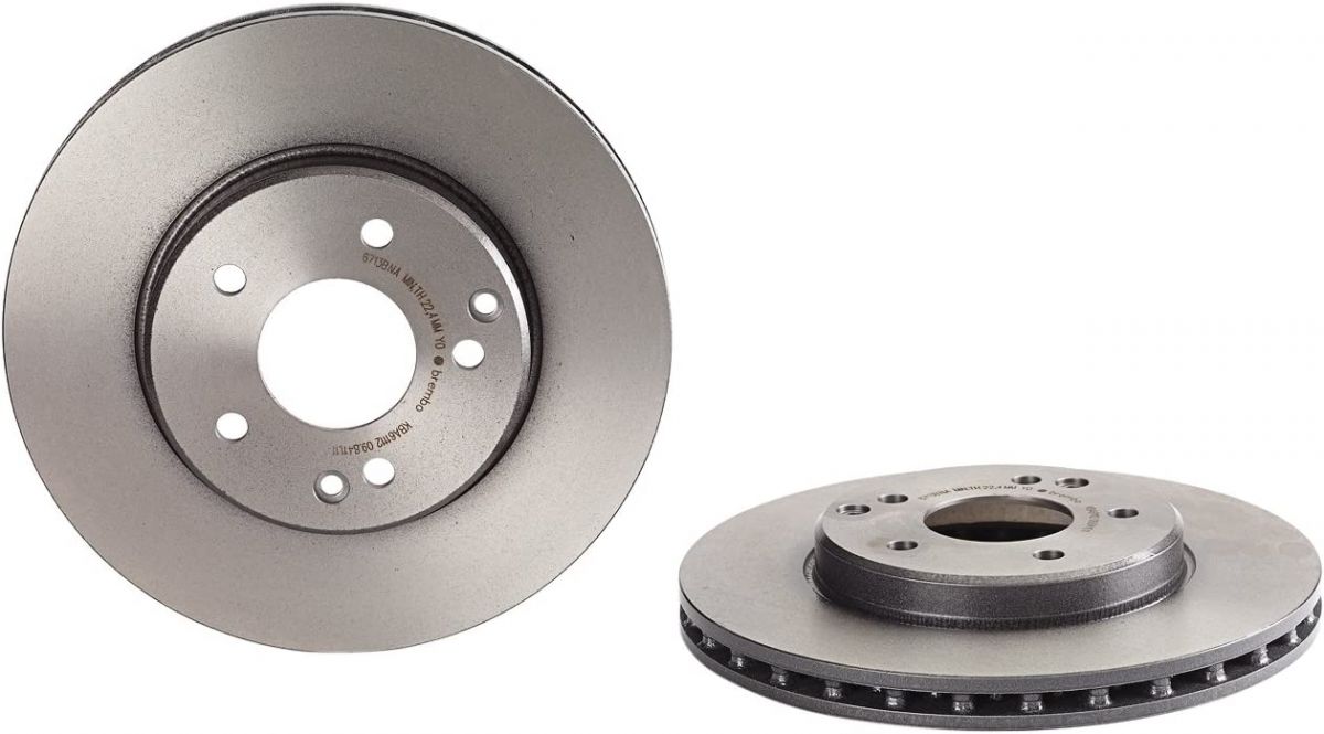 Remschijvenset ( 2 Stuks ) OEM 2034210312 BREMBO