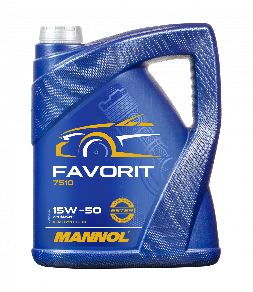 5 Liter Mannol 15W-50 Favorit 7510 - € 19,95