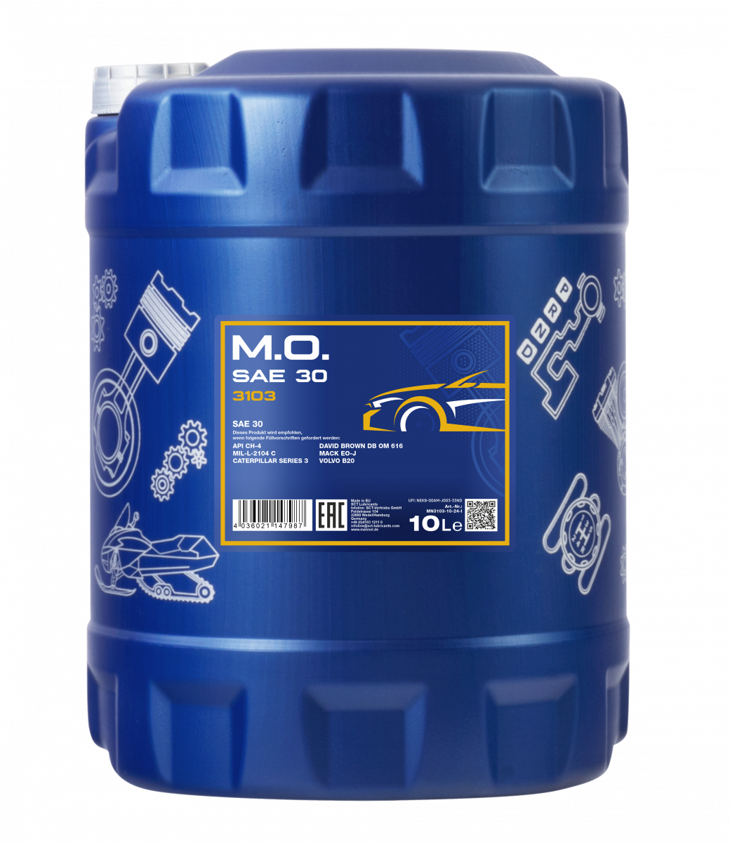 10 Liter Mannol 3103 SAE 30  -  €  34,95