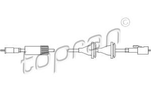 Snelheidsmeterkabel OE 321957803AF