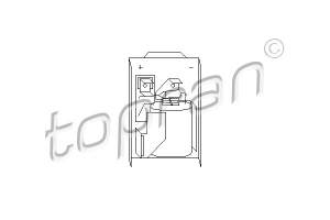 Weerstand, interieurventilatie OE 191959263C