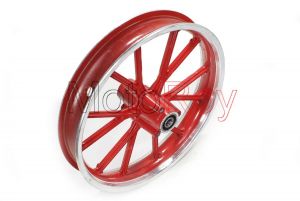 7 Inch Achtervelg 12,5 x 2,75 Rood € 15,00