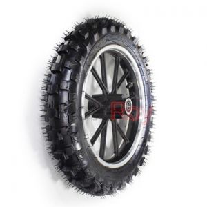 Buitenband met Velg 10 Inch Zwart Achter - € 39,95