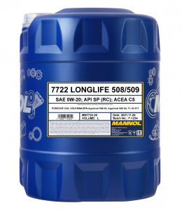 20 Liter Mannol 0W-20 Longlife 508/509 - € 99,95