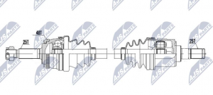 Aandrijfas OEM 49500-1E001