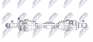 Aandrijfas OEM 49500-1E051