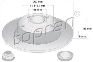 Remschijfset OEM 432006506R