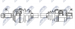 Aandrijfas OEM 44305-SJC-A01