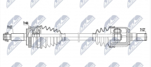 Aandrijfas OEM 49500-A0100