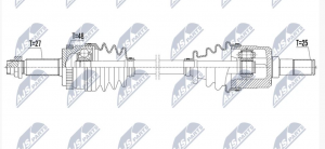 Aandrijfas OEM 49601-2Y000