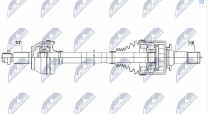 Aandrijfas OEM LR034534