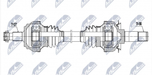 Aandrijfas OEM 2053501809