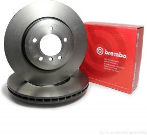 Remschijvenset ( 2 Stuks) OEM 55700922 BREMBO