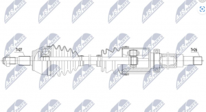 Aandrijfas OEM FV613B436AA