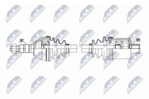 Aandrijfas OEM 5018704