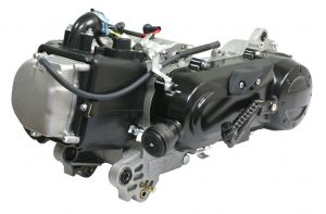 Motorblok Compleet GY6 50CC - 10 Inch (Lange as) 4 Takt - € 279,