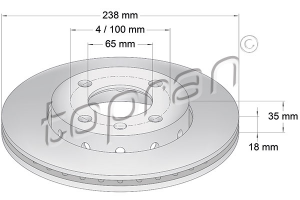 Remschijf Vooras Lupo-Polo OEM6N0615301C €16,95